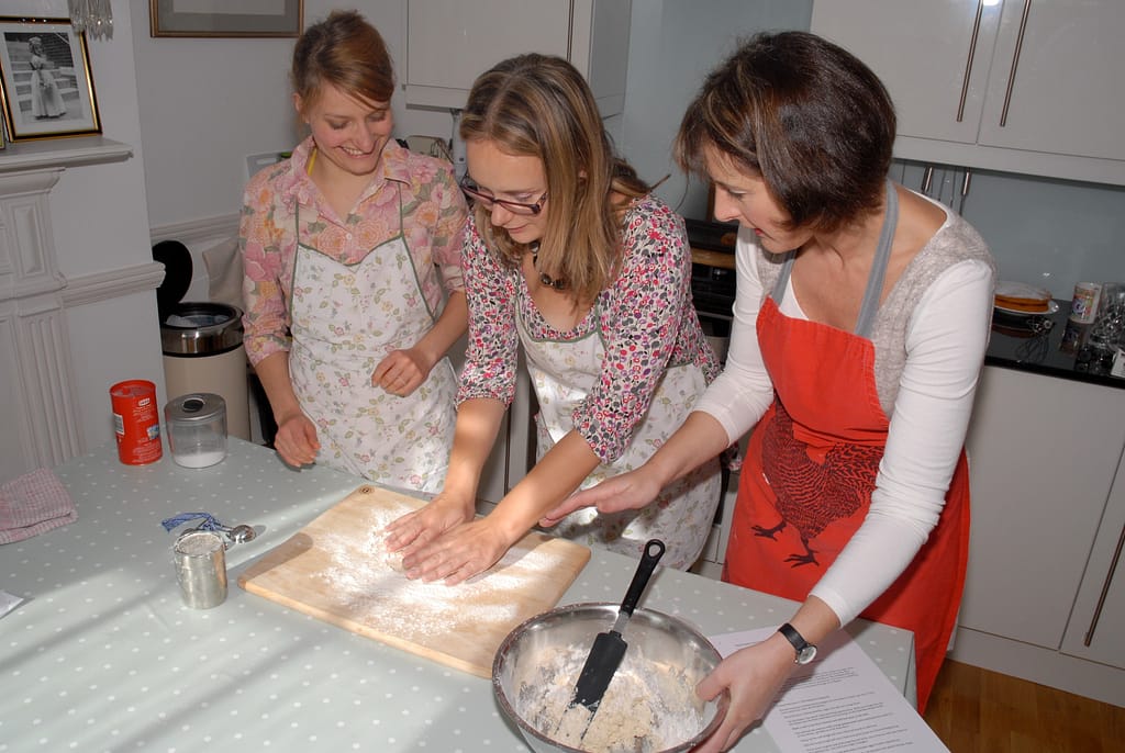 Afternoon Tea party Baking Classes; making scones